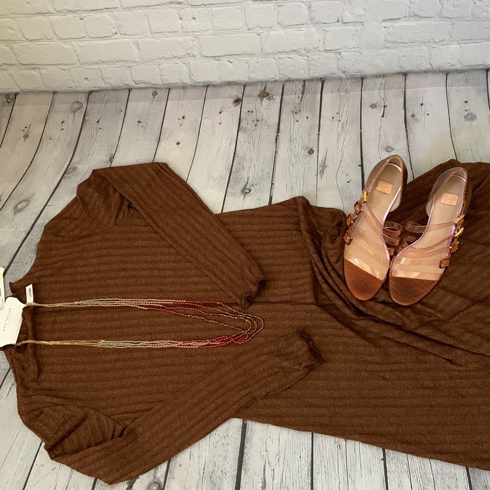 MANGO Natasha Ribbed Dress size 4/S - Picture 6 of 9